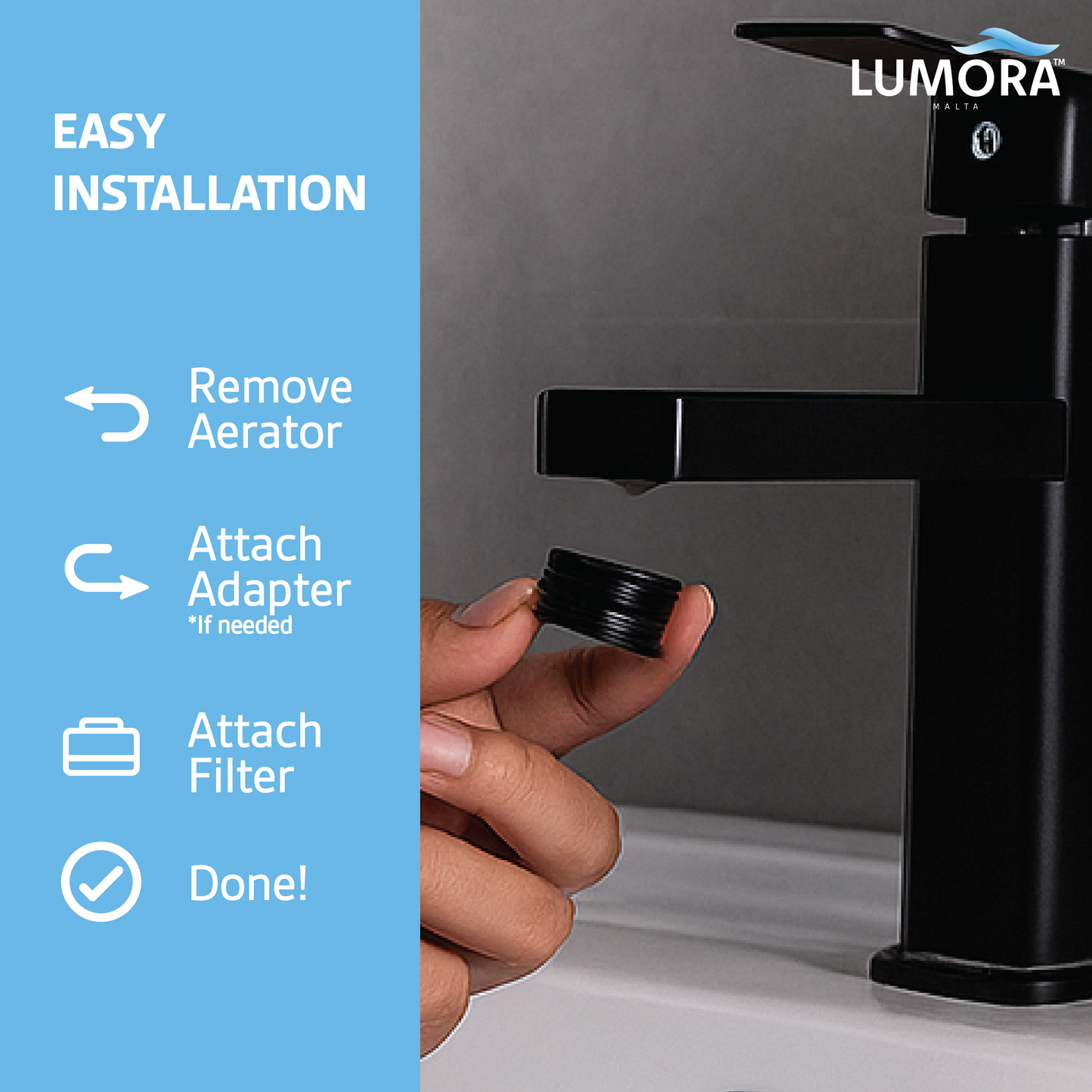 Lumora™ Faucet Filter